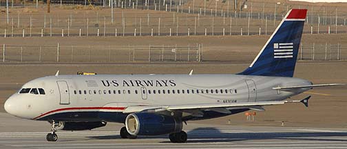 US Airways A319-132 N830AW, October 26, 2010